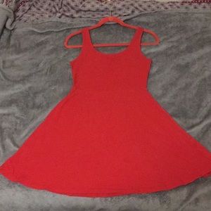 Red babydoll dress